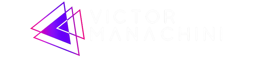 Logo oficial de Victor Manachini, palestrante de IA.